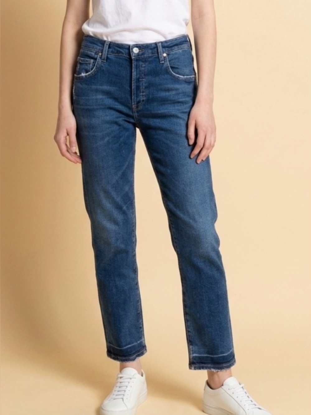 Citizens Of Humanity Size 30 Indigo Slim Boyfriend Jeans